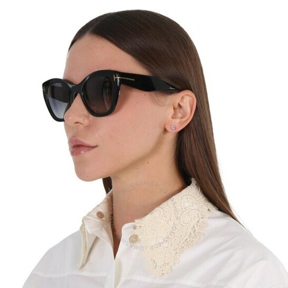 Tom Ford FT0940/S CARA 55F BRAND NEW Sunglasses Havana Gradient Brown Women - Picture 11 of 11